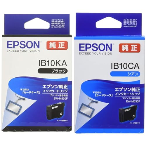 エプソン純正インク　10箱 純正インクカートリッジ EPSON IB10 カードケース EPSON